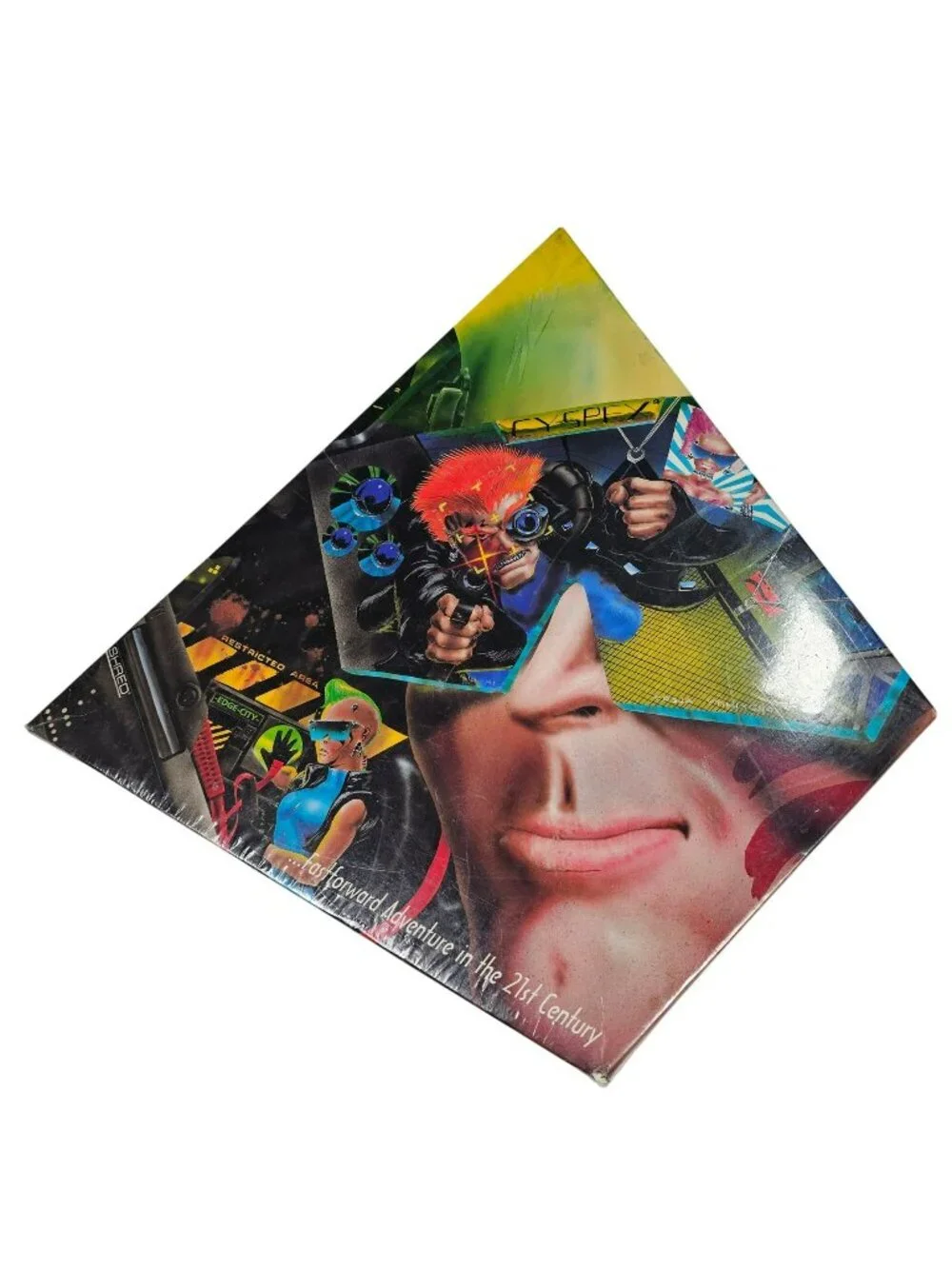 Edge City Board Game 1994 Vintage Cyberpunk Adventure Strategy SEALED